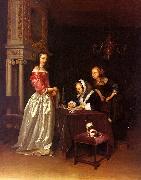 Gerard Ter Borch Curiosity painting